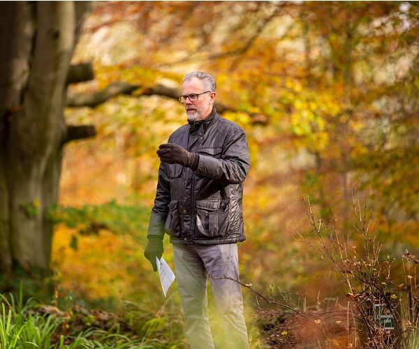 John talking in the woods 